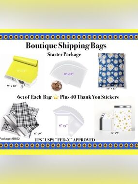 Shipping Bags ⭐️ Starter Variety Package
 🌻🆕🌻